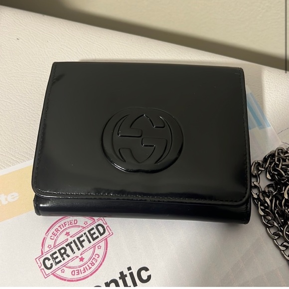 BLACK GUCCI WOMEN WALLET - Picture 3 of 5